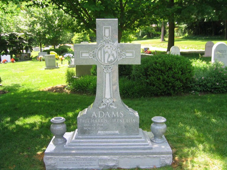 cross tombstone