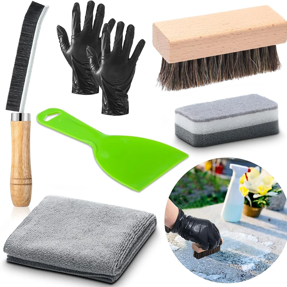 7 PCs headstone cleaner kit