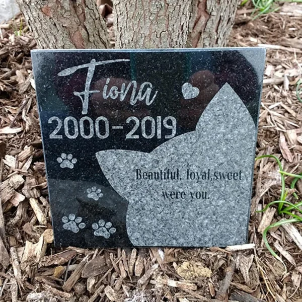 cat memorial grave marker