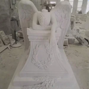 crying angel headstone for grave