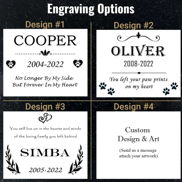 engraving options