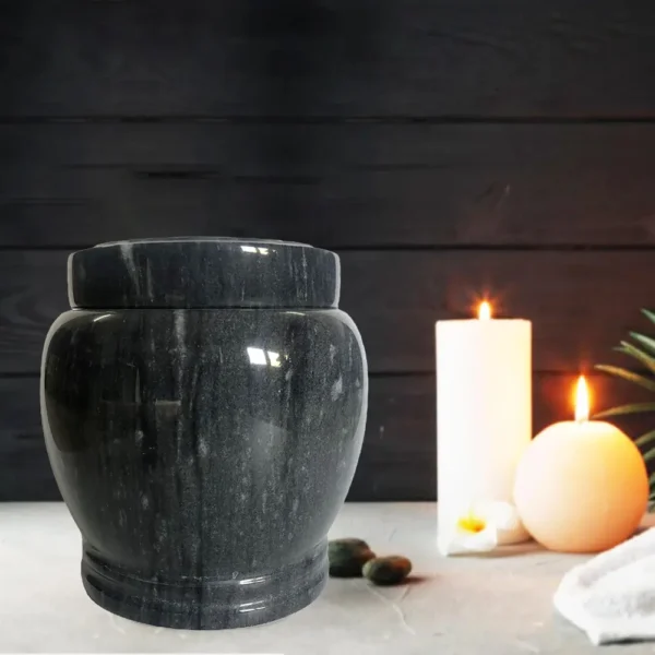 genuine marble dog urn