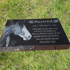 horse memorial stone
