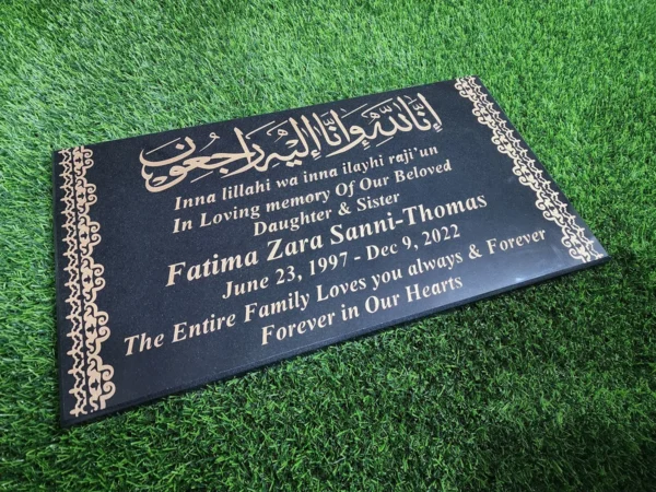 Islamic grave plaques