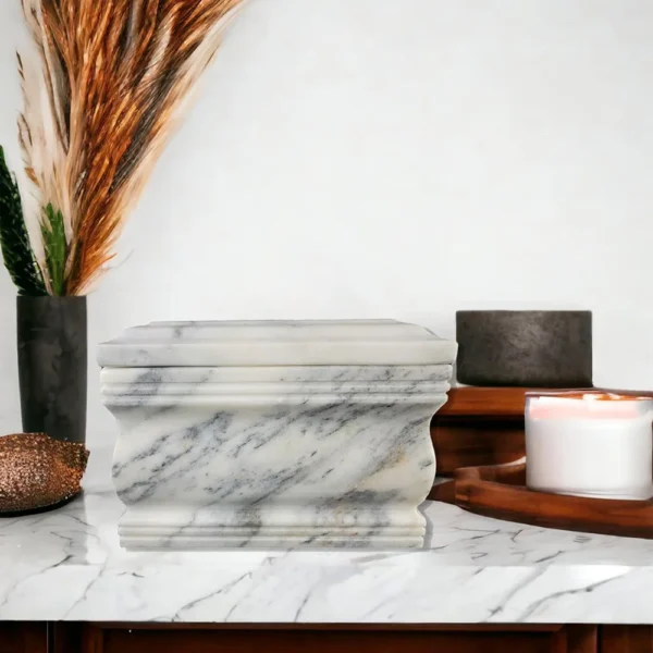 marble cremation urn for ashes
