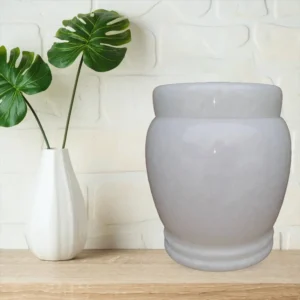 natural white marble burial cremation urn