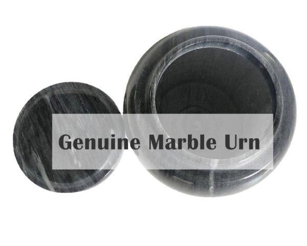 genuine marble pet urn