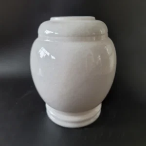 pet cremation urns white marble