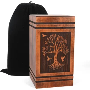 Wooden Cremation Urns for Adults Ashes