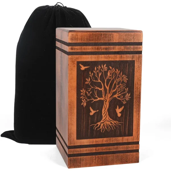 Wooden Cremation Urns for Adults Ashes