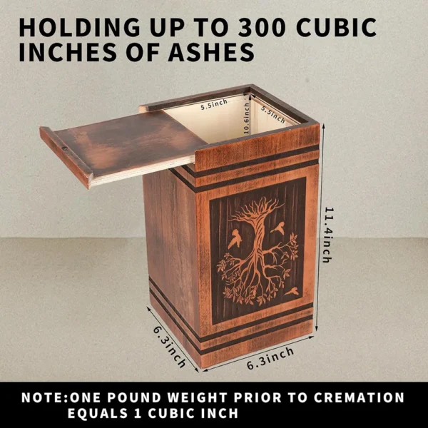 Wooden Urns for Human Ashes